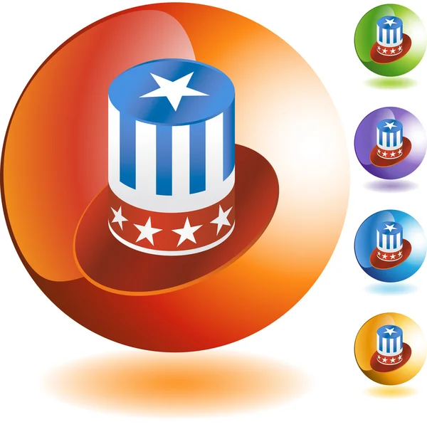 Uncle Sam Hat — Stock Vector