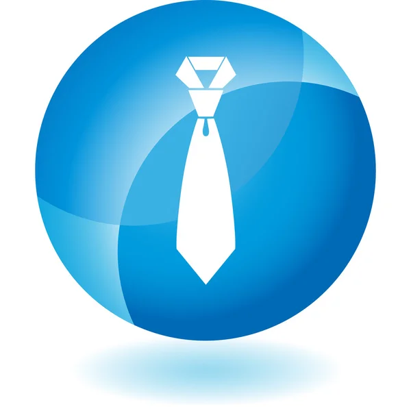 Przycisk web krawat — Wektor stockowy