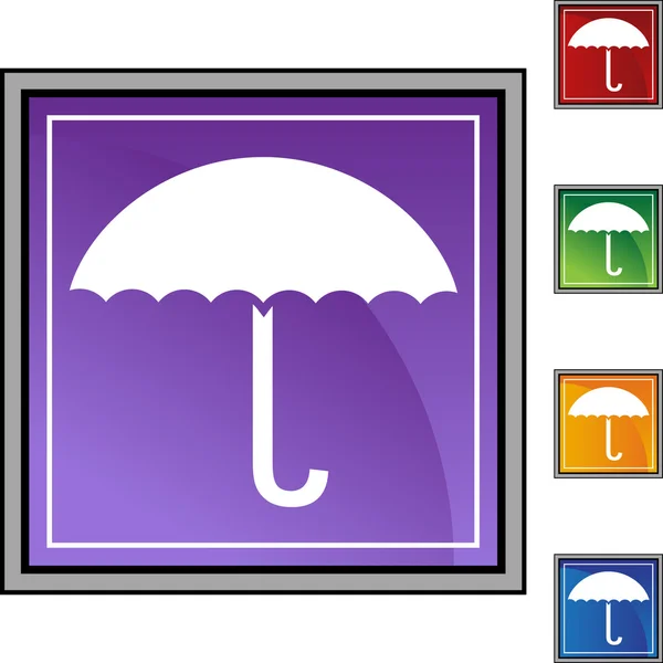 Ícone web guarda-chuva —  Vetores de Stock