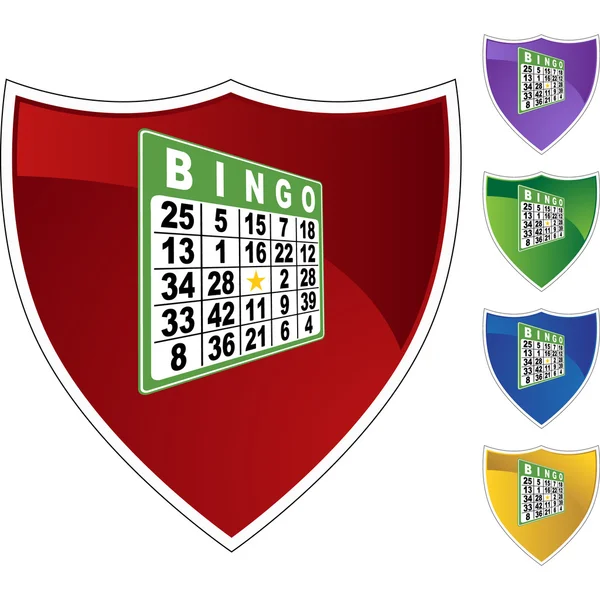 Ikona webu Bingo — Stockový vektor