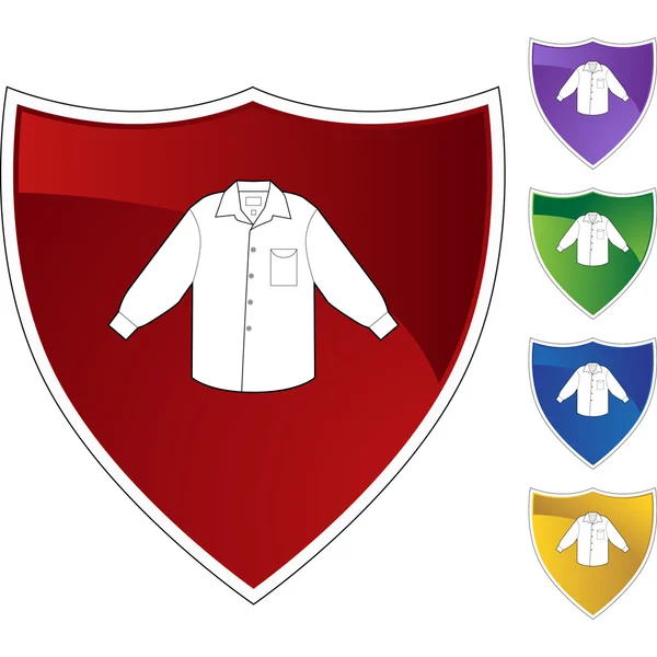 Jurk Shirt web pictogram — Stockvector