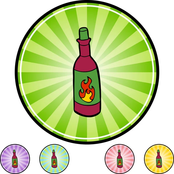 Hot Sauce web icon — Stock Vector