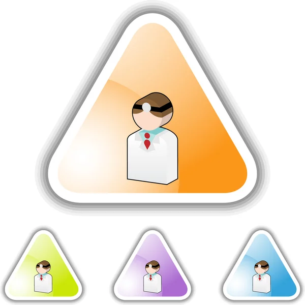 닥터 웹 아이콘 — 스톡 벡터