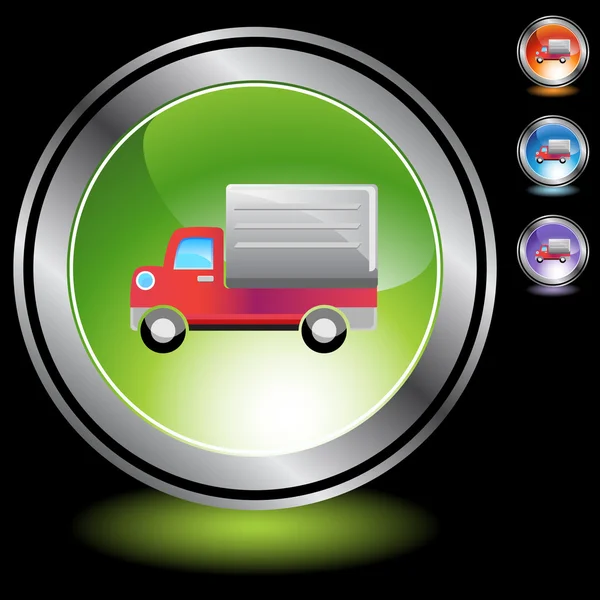 Delivery Truck web icon — Stock Vector