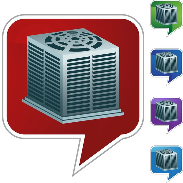 Air Conditioner web pictogram — Stockvector