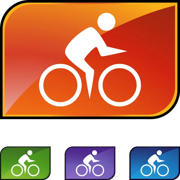 Cyclisme Natation web — Image vectorielle