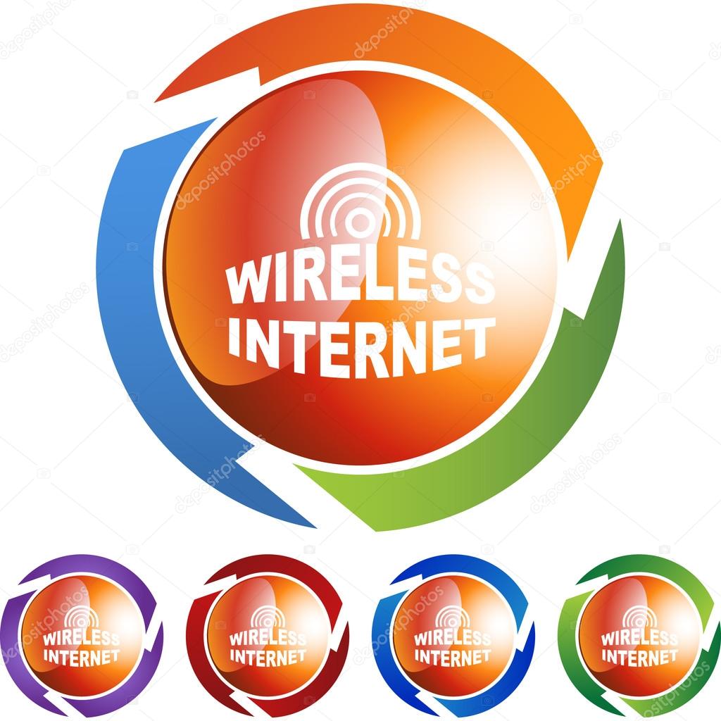Sign Wireless Internet web button