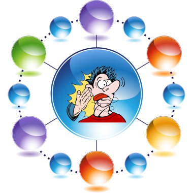 Üstünde belgili tanımlık yüz düğme tokat