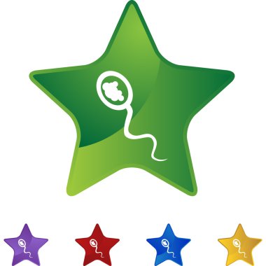 Sperm hücresi web düğmesi