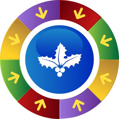 Noel ökseotu web düğmesi