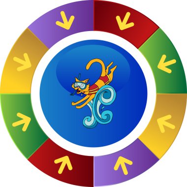 Yüzme kedi web simgesi