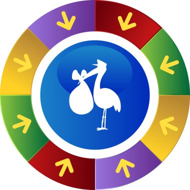 Leylek web düğmesi