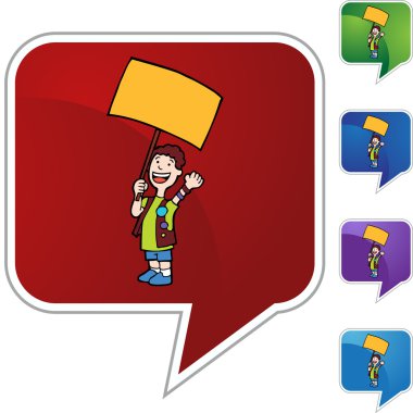 Web simgesi protesto