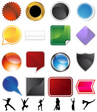 Sanatçı insanlar çeşitli Set