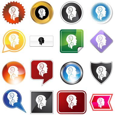 Sağlıklı zihin çeşitli seti