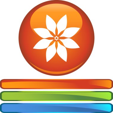 Atatürk çiçeği web düğmesi