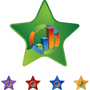 Çubuk grafik web düğmesi