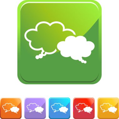 Paylaşım düşünceler Icon set