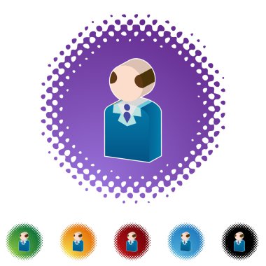 Kıdemli işadamı web simgesi