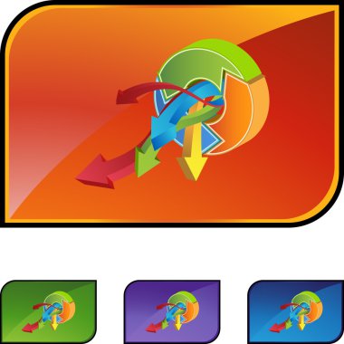 İşlem grafik web düğmesini