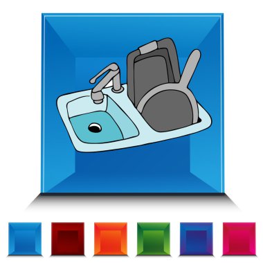 Kitchen Sink Gemstone düğme kümesi