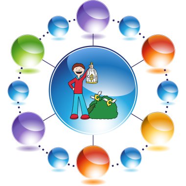 Kuş türü el web simgesi