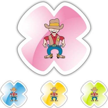 Kovboy web simgesi