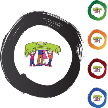 İnsanlar taşımak para web simgesi