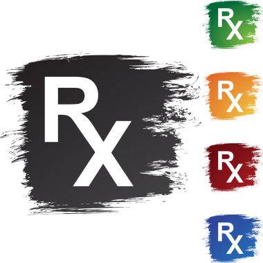 Reçete sembolü kutsal kişilerin resmi düğme