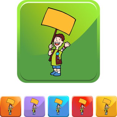 Web simgesi protesto