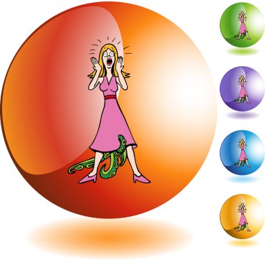 Cinsel yolla bulaşan hastalıklı kadın