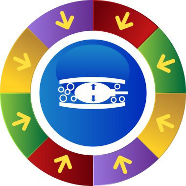 Anjiyoplasti arter Icon set