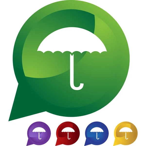 Umbrella web icon — Stock Vector