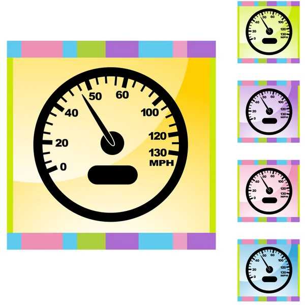 Ref-Speedometer — стоковый вектор