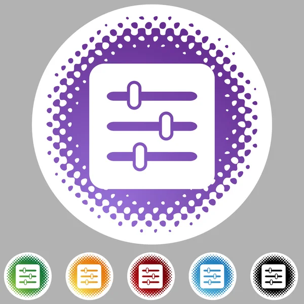 Icono del panel de control — Archivo Imágenes Vectoriales