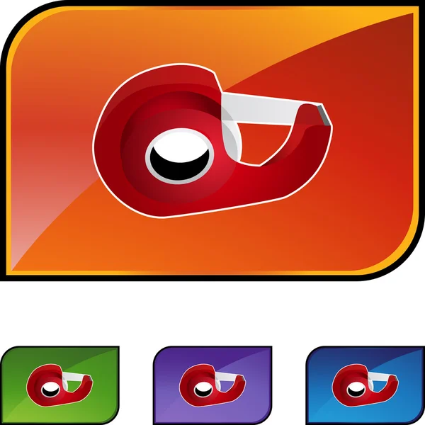 Tape Dispenser web icon — Stock Vector