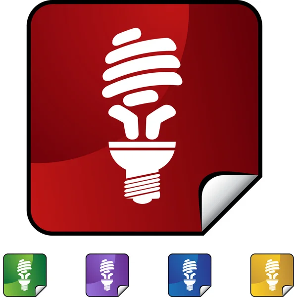 Light Bulb Icon — Stock Vector