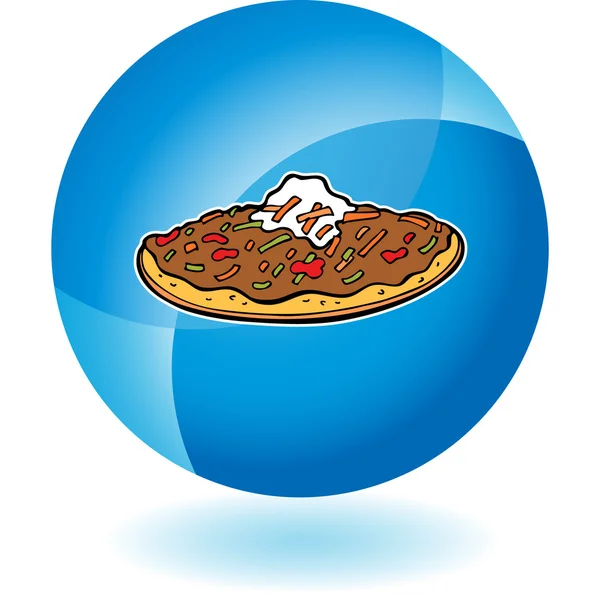 Tostada icono web — Archivo Imágenes Vectoriales