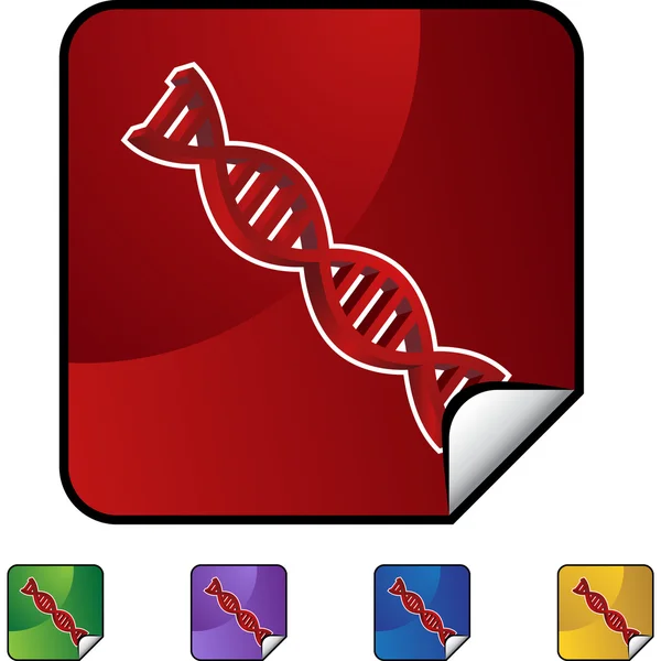 Nettikon for genetisk kode – stockvektor