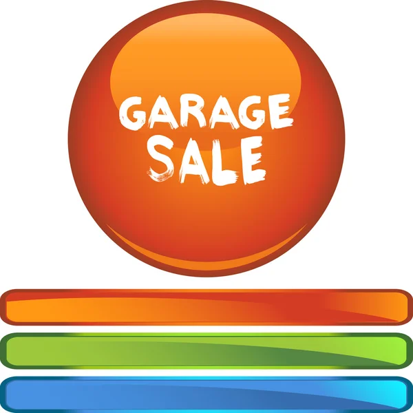 Garage Sale colorful icon — Stock Vector