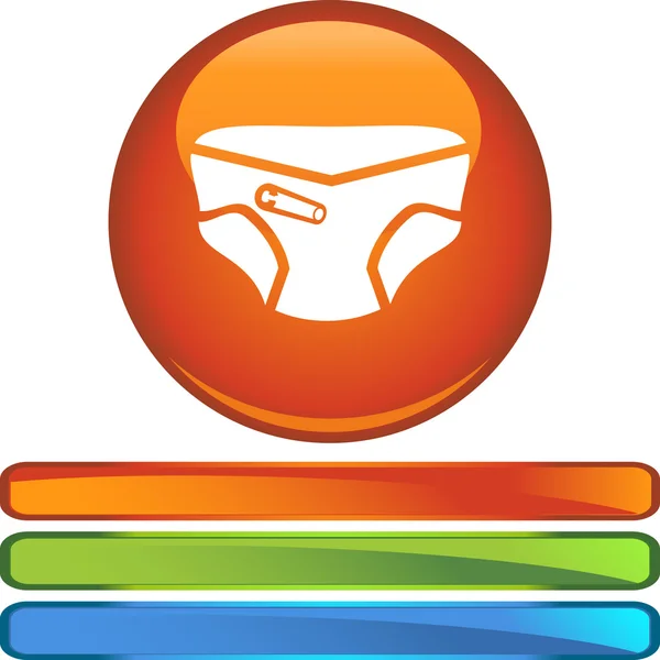 Icona web per pannolini — Vettoriale Stock