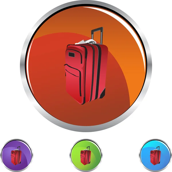 Luggage web icon — Stock Vector