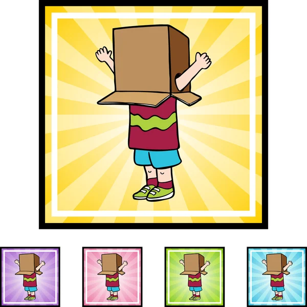 Иконка Box Boy — стоковый вектор