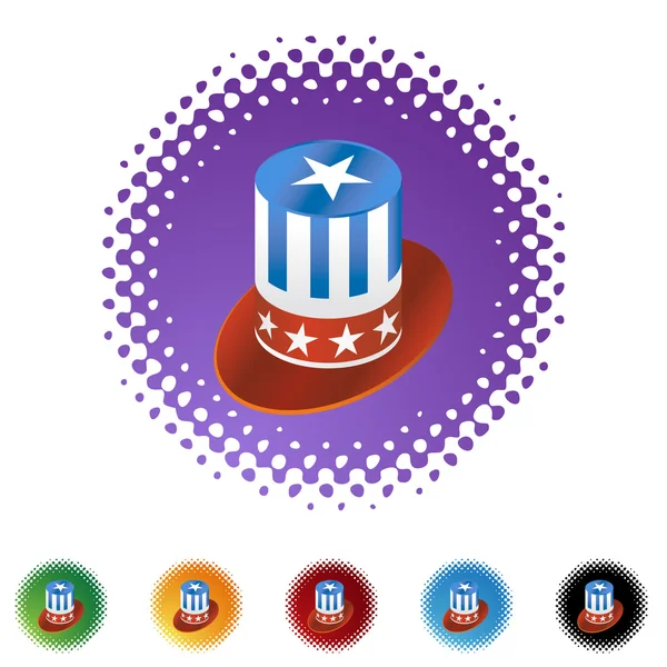 Uncle Sam Hat — Stock Vector