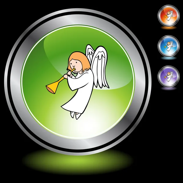 Angel web icon — Stock Vector