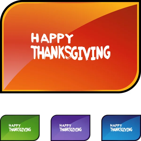 Icono web de Acción de Gracias — Vector de stock