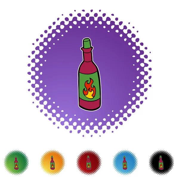 Hot Sauce web icon — Stock Vector