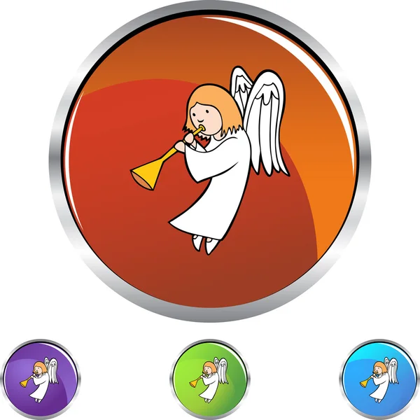 Angel web pictogram — Stockvector