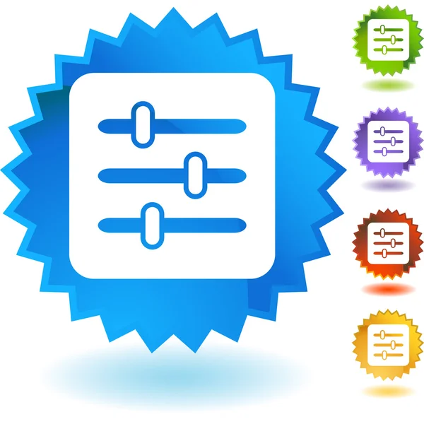 Panneau de configuration icône — Image vectorielle