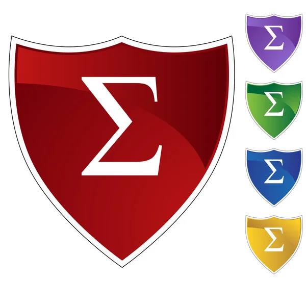Icône de symbole de fraternité grecque — Image vectorielle